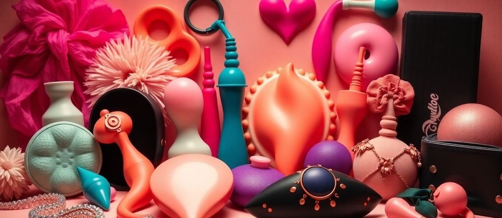 Accessoires sexuels variés pour pimenter la vie intime.