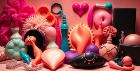 Accessoires sexuels variés pour pimenter la vie intime.